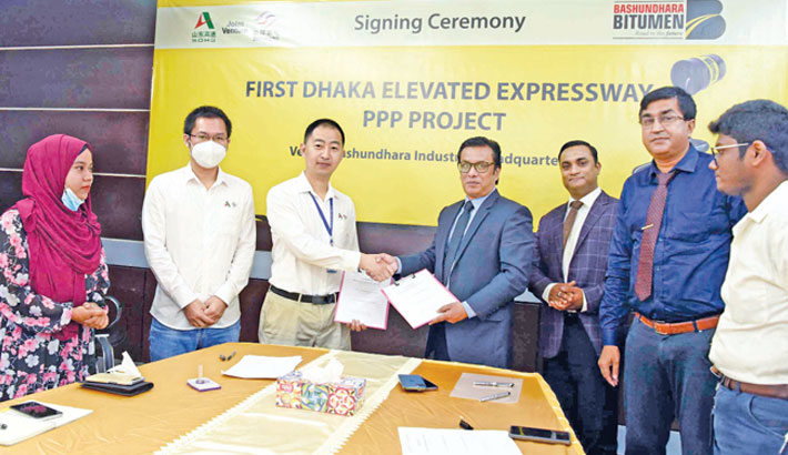 Bashundhara Bitumen to be used in Dhaka Elevated Expressway